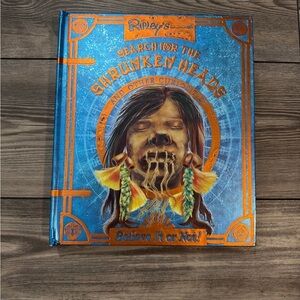 Ripley's Search for the Shrunken Heads Book Hardcover 3D Paper Pages Book